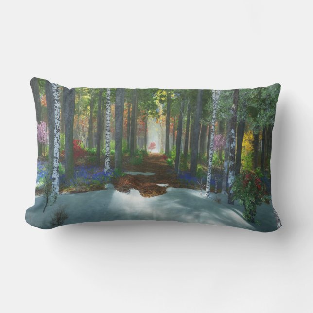 Rectangle Une longue journée de Coussin (Recto)