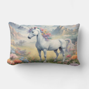 Rectangle Unicorn Lumbar Coussin