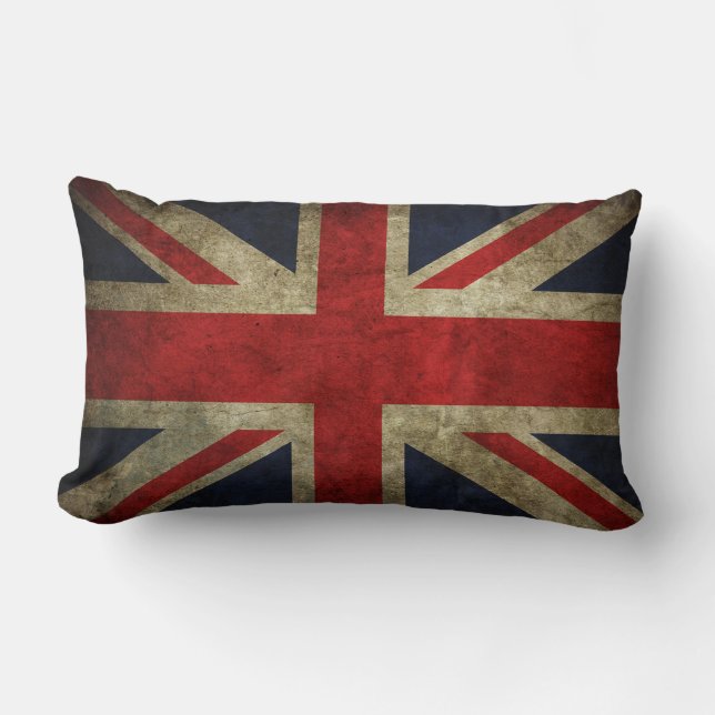 Rectangle Vieux coussin britannique BRITANNIQUE fané de (Recto)