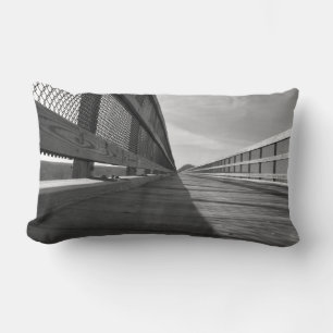 Rectangle Vieux coussin ferroviaire de pont de N&W haut