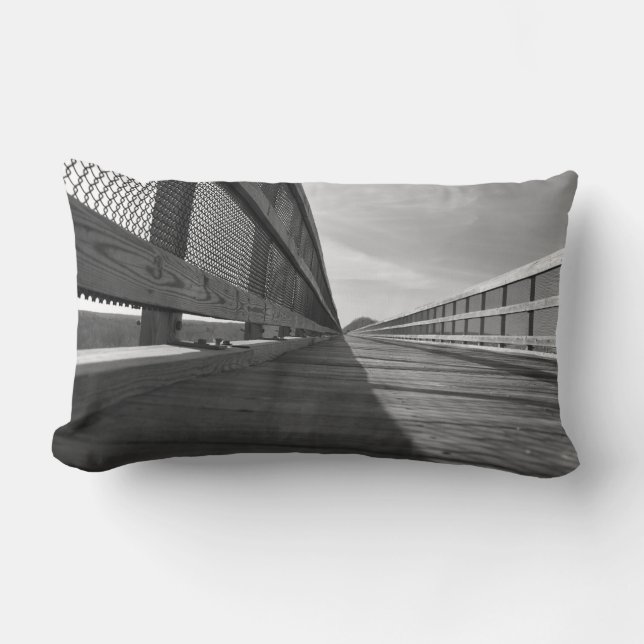 Rectangle Vieux coussin ferroviaire de pont de N&W haut (Recto)