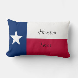 Rectangle Votre ville, Texas Coussin de plein air