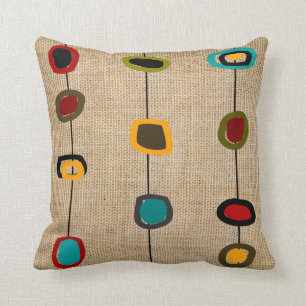 Rectangles et cercles modernes de coussin de la