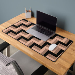 Rectangles géométriques Brown Mocha Noir