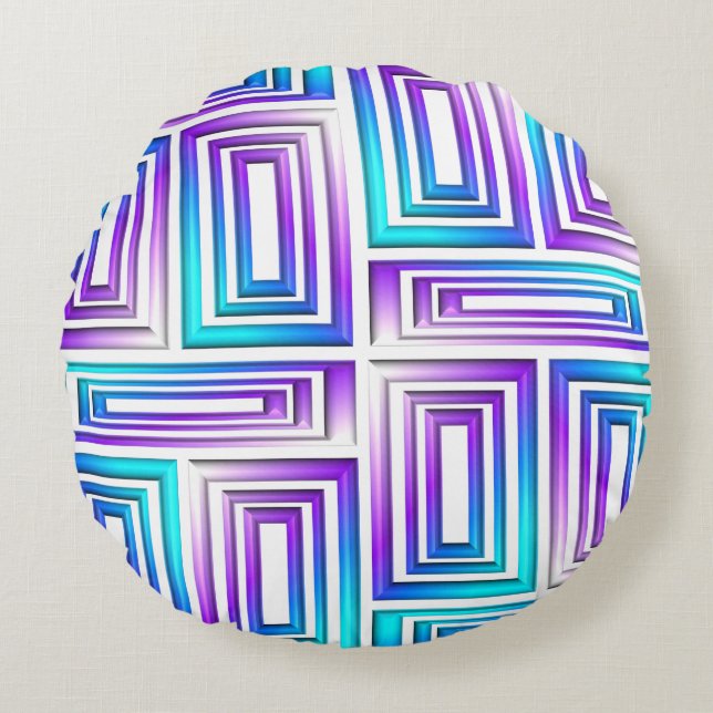 rectangles géométriques coussin (Devant)