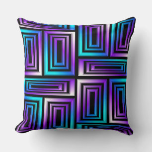 rectangles géométriques coussin