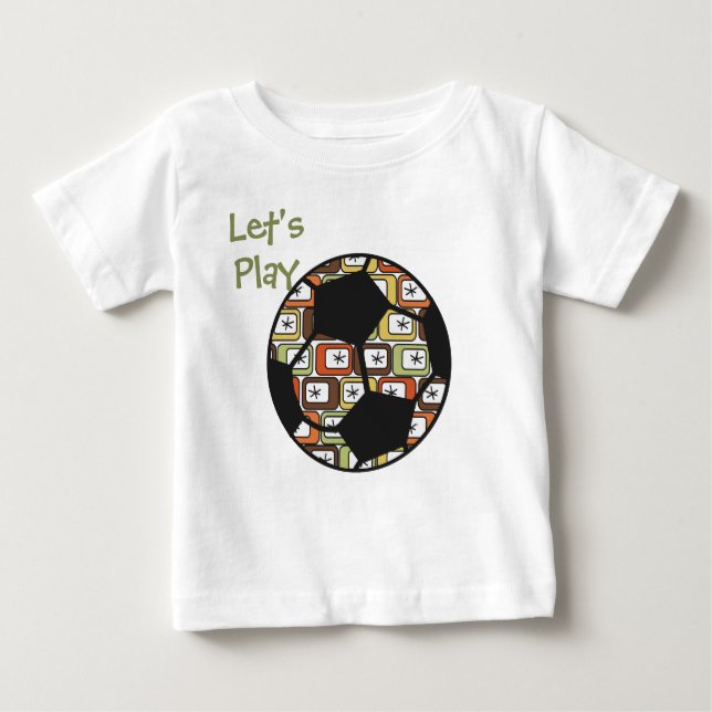 Rectangles rétro avec T-shirt Starbursts (Devant)