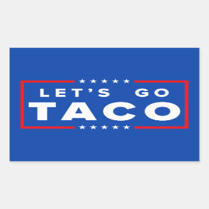 Rectangulaire Allons Sticker Taco
