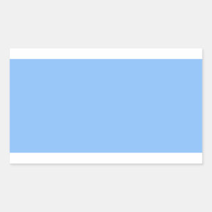 Rectangulaire Bébé Bleu Rectangle Sticker