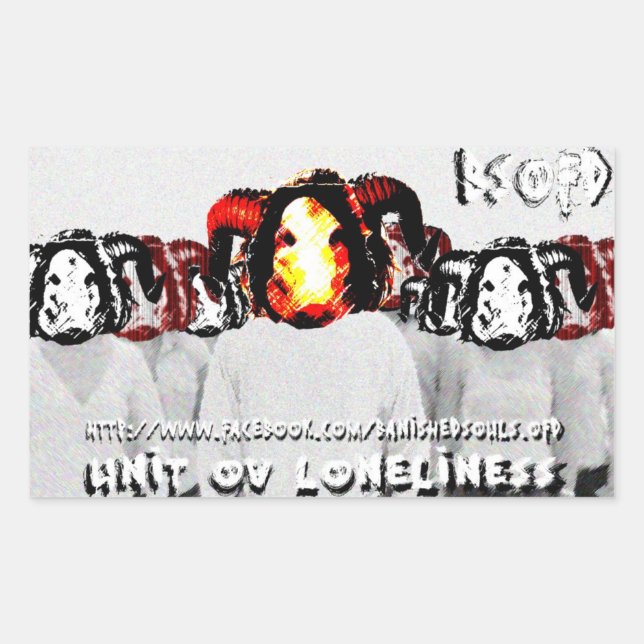 Rectangulaire BSOFD Unité Ov Lonely Sticker (Devant)