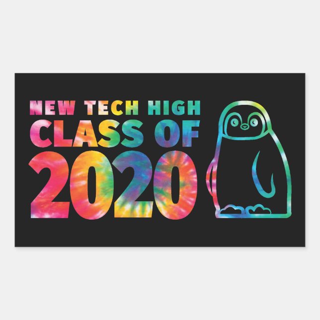 Rectangulaire Classe NTHS de Sticker 2020 (Devant)