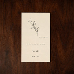 Rectangulaire Custom Ex Libris Bookplate Sticker | Dark Academia