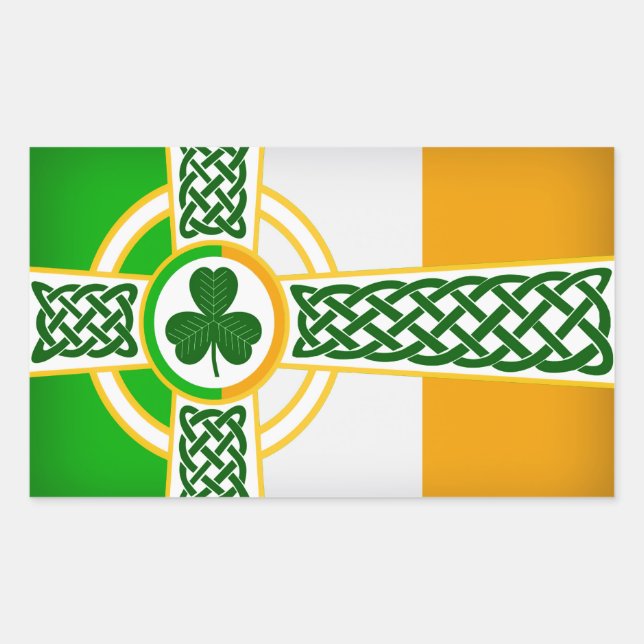 Rectangulaire Image irlandaise pour Sticker (Devant)