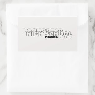Rectangulaire Lycée LaGuardia - Drama - Sticker