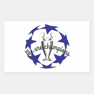 Rectangulaire nous sommes champions Sticker
