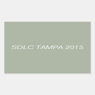 RECTANGULAIRE SDLC TAMPA 2015 STICKER