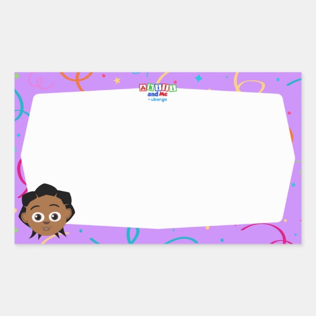 Rectangulaire Sticker (Devant)