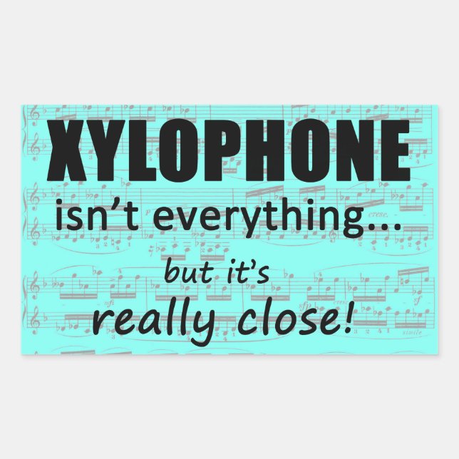 Rectangulaire Sticker (Devant)