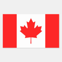 Sticker à drapeau du Canada