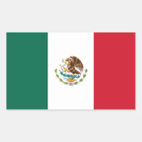 Sticker à drapeau mexicain