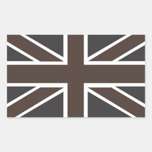 Rectangulaire Sticker à drapeau Union Jack