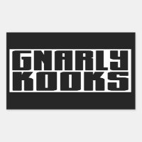 Sticker BARKER SKATEBOARDS (GNARLY KOOKS)