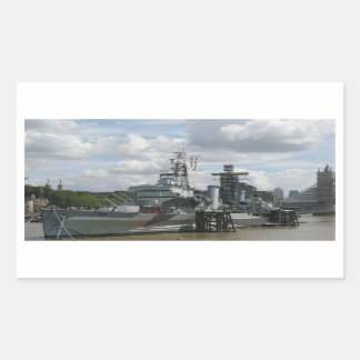 Rectangulaire Sticker Belfast HMS