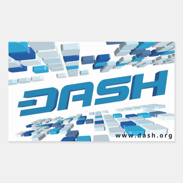 Rectangulaire Sticker Dash A200 (Devant)