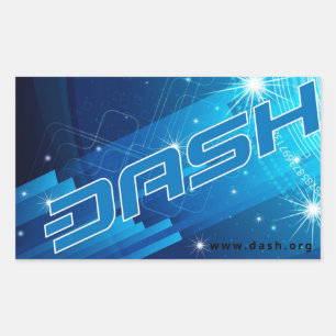 Rectangulaire Sticker Dash A206