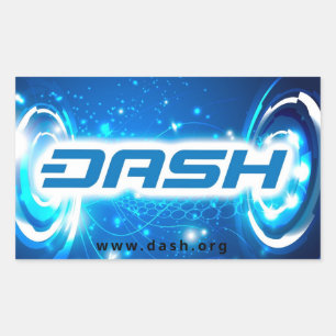 Rectangulaire Sticker Dash A250