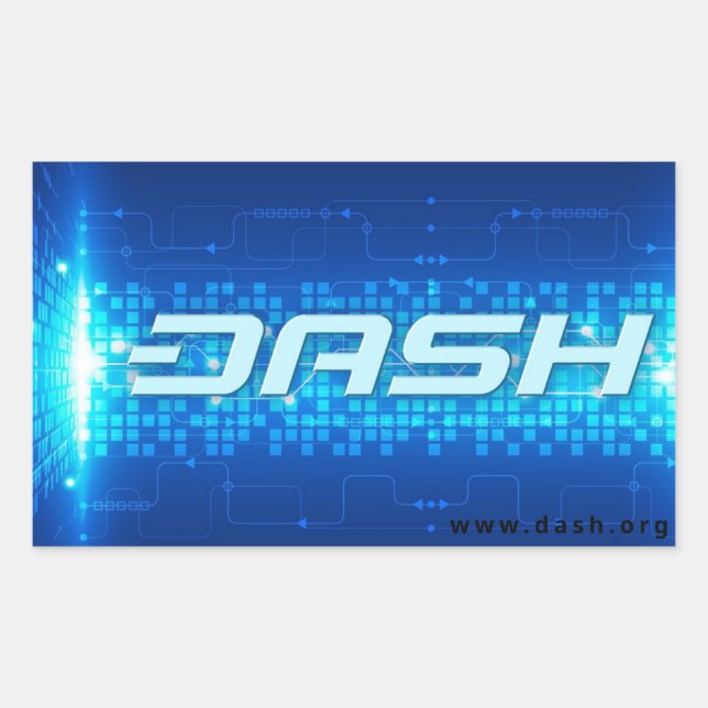 Rectangulaire Sticker Dash A253 (Devant)