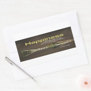 Rectangulaire Sticker de devis inspirationnel Benjamin Franklin