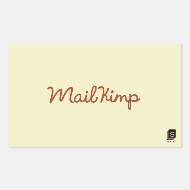 Rectangulaire Sticker de don de podcast série (Devant)