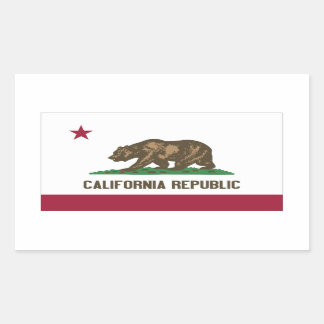 Rectangulaire Sticker de la Californie