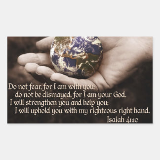 Rectangulaire Sticker de versets bibliques