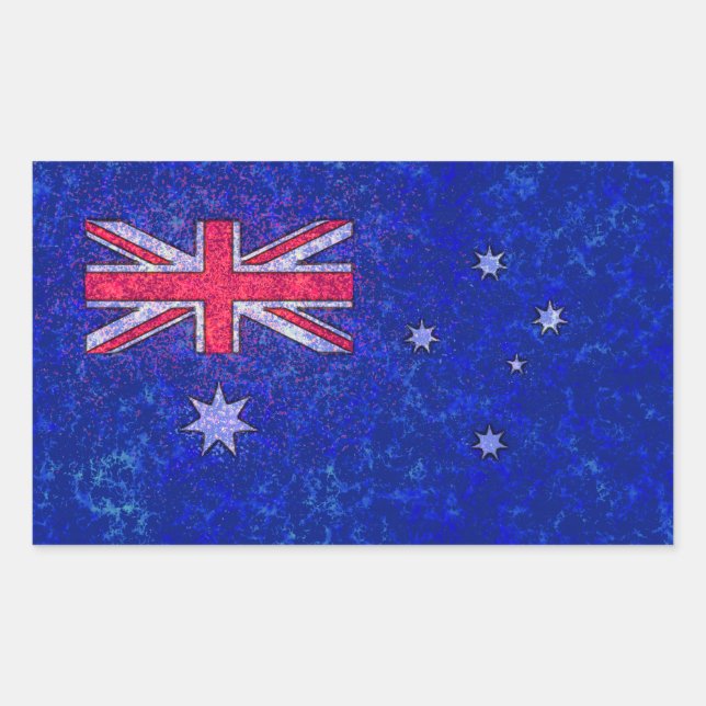 Rectangulaire Sticker DRAG AUSTRALIA (Devant)