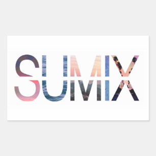Rectangulaire Sticker du logo Sumix