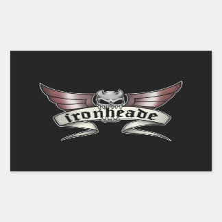 Rectangulaire Sticker en Ironheade
