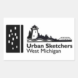 Rectangulaire Sticker - Feuille de 4