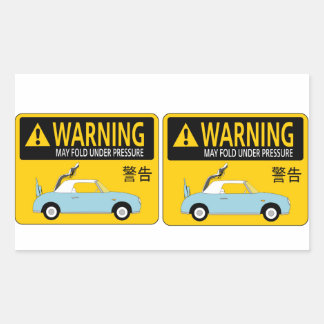 Rectangulaire Sticker Figaro