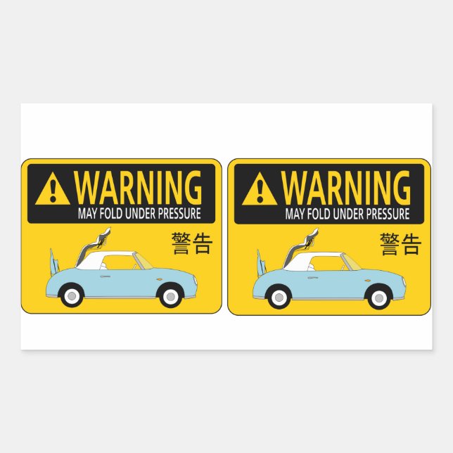 Rectangulaire Sticker Figaro (Devant)