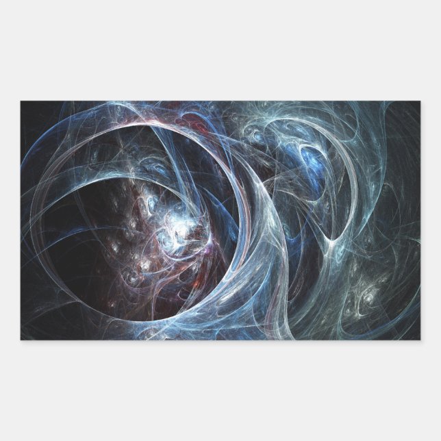 Rectangulaire Sticker fractal : Grotte de l'araignée (Devant)