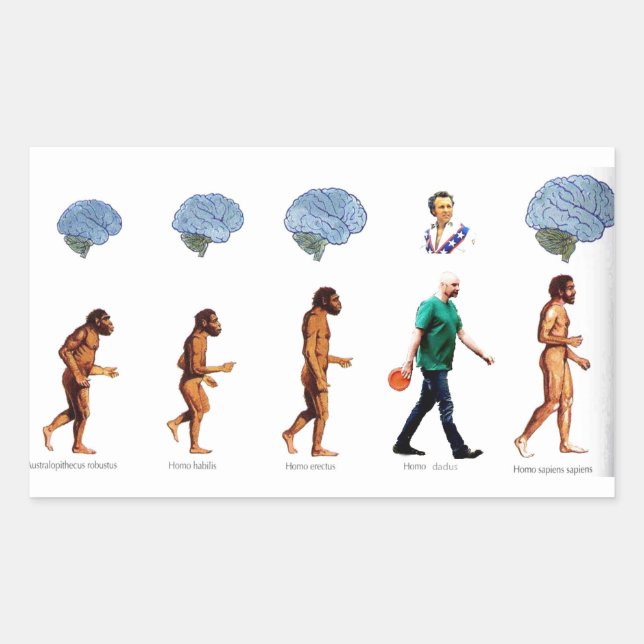 Rectangulaire Sticker - Jouer par le gars (Devant)