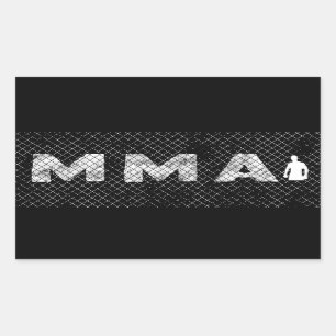 Rectangulaire Sticker mixed martial art