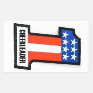 Rectangulaire Sticker Moto Pom-pom girl anarchie