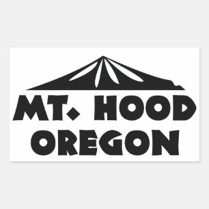 Rectangulaire Sticker Mt. Hood Oregon