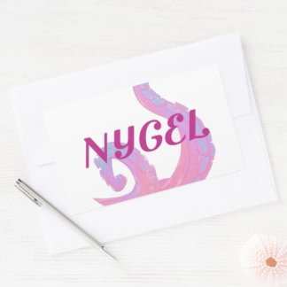 Rectangulaire Sticker NYGEL