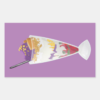 Rectangulaire Sticker Pinoy Favoris Halo-halo