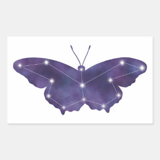 Rectangulaire Sticker pour constellation papillon