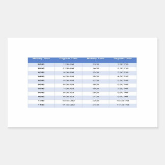 Rectangulaire Sticker pour le temps militaire